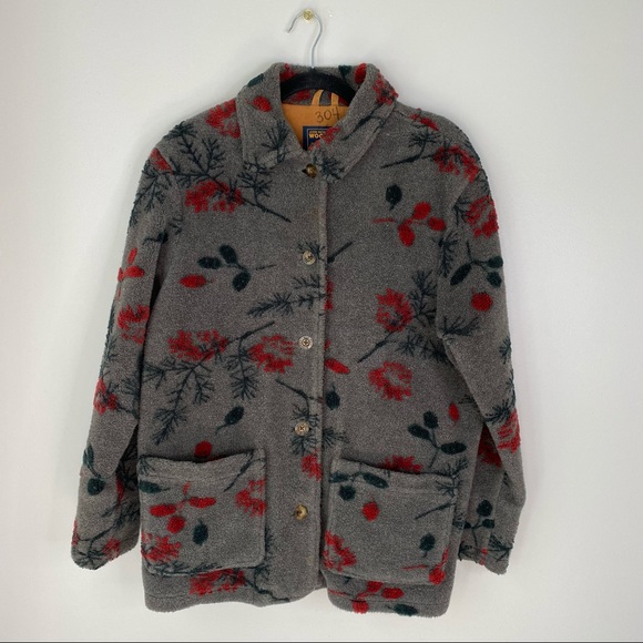 Woolrich Jackets & Blazers - WOOLRICH Wool Blanket Coat Trees branch Outdoor M